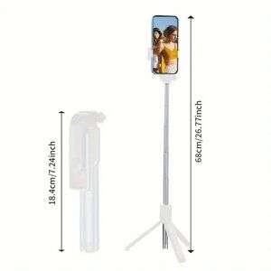 Selfie Stick White with Remote